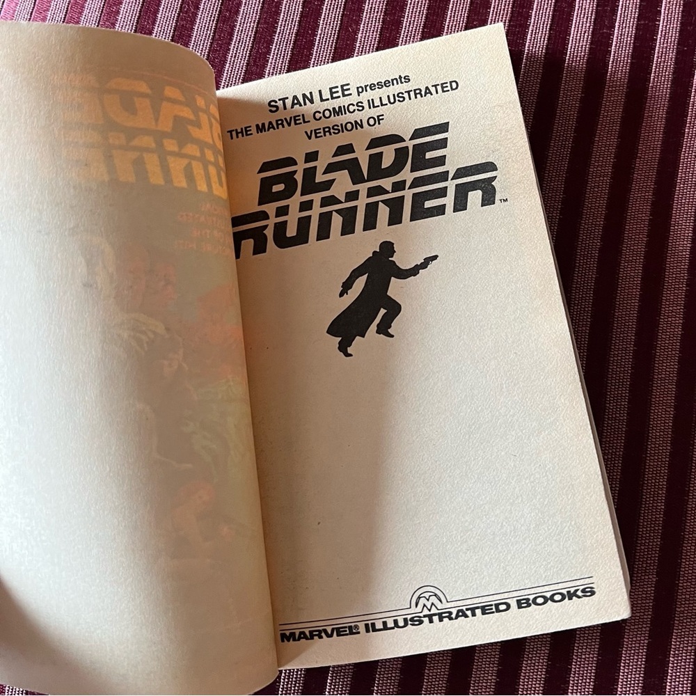 Vintage, First Edition 1982 Blade Runner Marvel illustrated paperback book - Picture 3 of 9